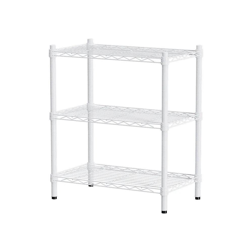【dayneeds 日需百備】輕型 60x45x75公分烤漆三層架(鐵力士架/收納層架/鞋架/展示架/層架/鐵架)