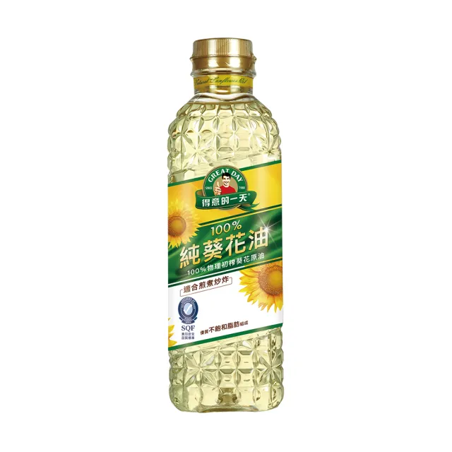 【得意的一天】100%純葵花油1L (好油推薦)