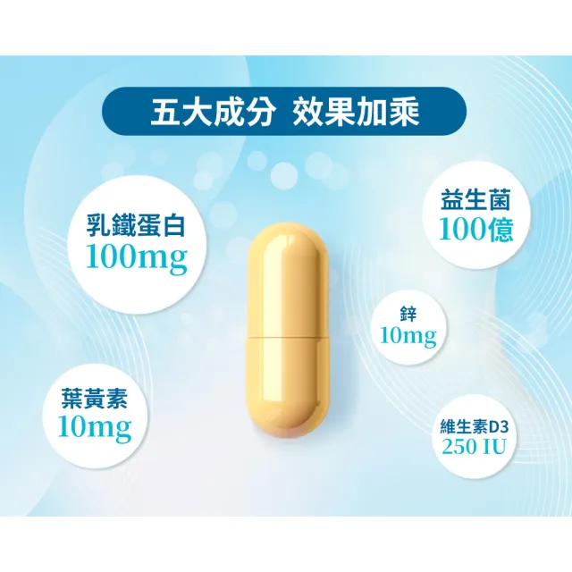 【Prolactix 寶晶】乳鐵機本3入組(乳鐵蛋白.調整體質.增強體力)