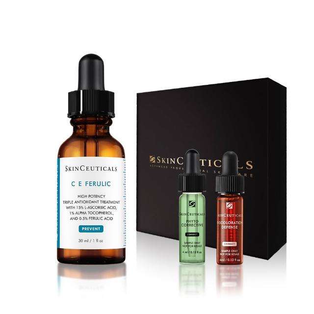 【Skin Ceuticals 修麗可】抗氧化權威★超濃度CE緊緻修護抗氧化精華 30ml 禮盒組(抗老透亮)