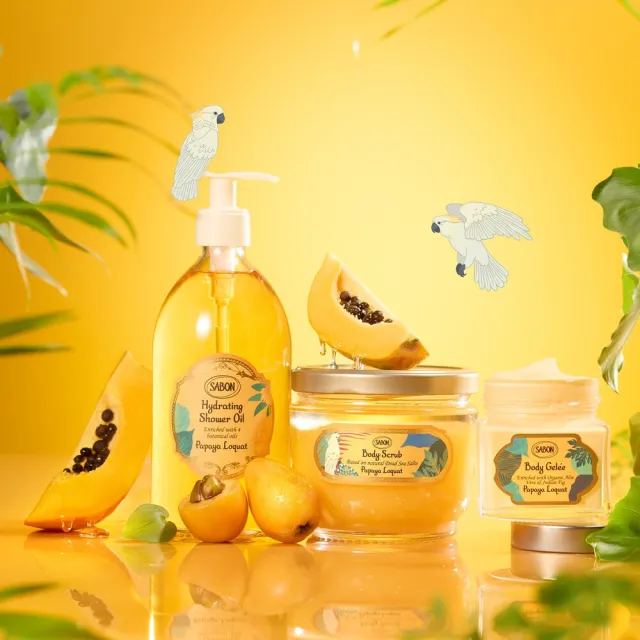 【SABON】官方直營 熱帶果嶼輕潤沐浴油500ml(限量系列)