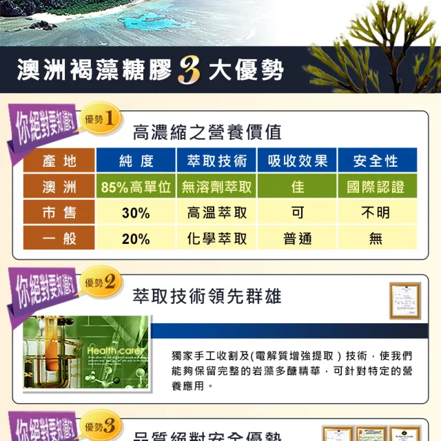 即期品【草本之家】澳洲褐藻醣膠錠劑1入組(280粒/入褐藻糖膠)