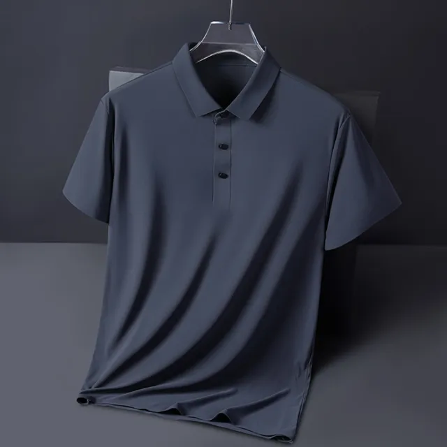 【巴黎精品】現貨+預購 POLO衫短袖上衣(冰絲無痕商務透氣男裝18色a1eo1)