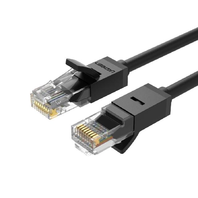 【綠聯】1M CAT6高速網路線250M乙太1G(黑色/圓線/RJ45/1米)
