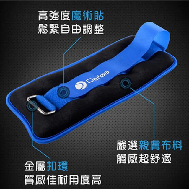 【AD-ROCKET】專業加重器/綁手沙袋/綁腿沙袋/沙包/沙袋(1KG寶藍色 兩入)