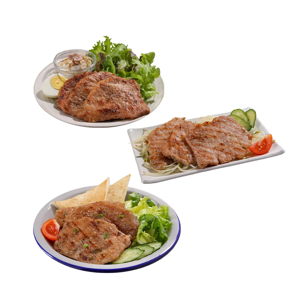 【鮮食堂】極品無骨嫩豬排買14包再贈14包(招牌/黑胡椒/香烤)
