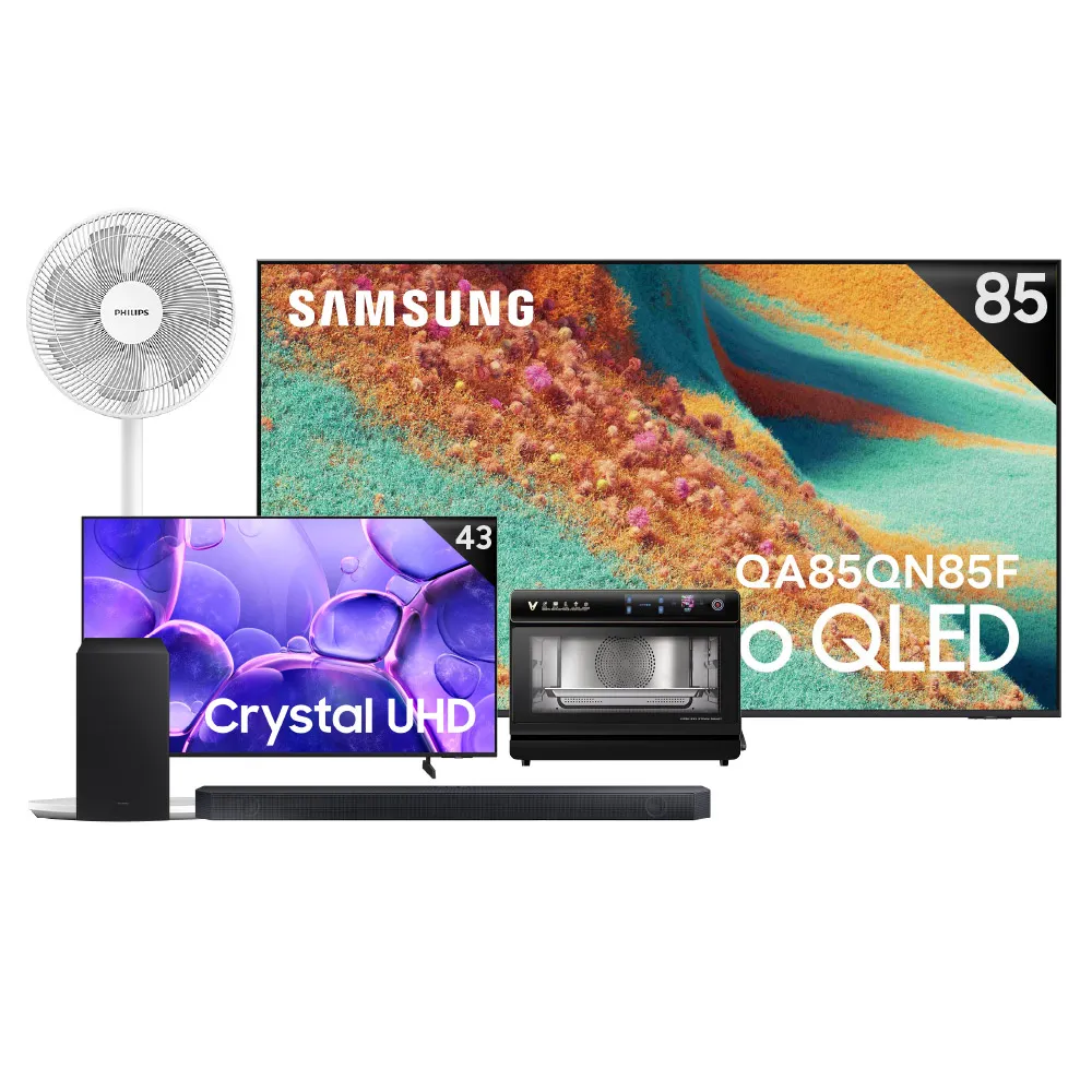 【Samsung 三星】85型 4K Neo QLED 144Hz Mini LED AI智慧顯示器 85QN85F(QA85QN85FAXXZW)