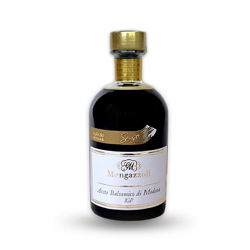 【Mengazzoli】義大利粉綠標10年巴薩米克醋IGP認證250ml(oof白金獎/原汁75%/橡木桶陳釀/BRC.IFS食安/全素)