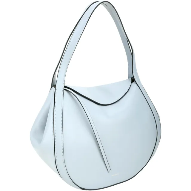 【Wandler】Lin Bag 小牛皮手提 肩背包(淺灰藍色)(義大利皮革 小眾精品)