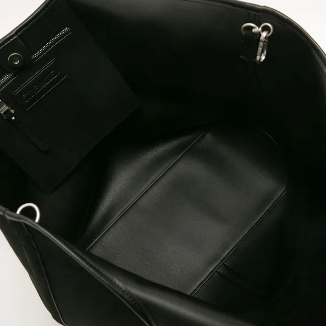 【steve madden】經典鎖頭大容量托特肩背包BDOLORE(黑色)