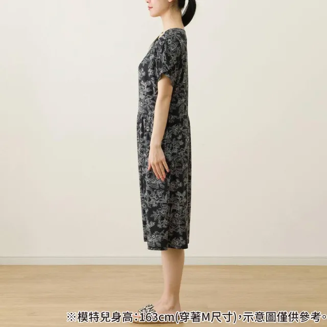 【NITORI 宜得利家居】接觸涼感 連身居家洋裝 N COOL SP 強冷 neBK M-L