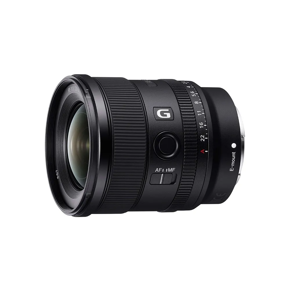 【SONY 索尼】FE 20mm F1.8 G 全片幅大光圈超廣角定焦鏡頭 SEL 20F18G (公司貨 保固 24個月)