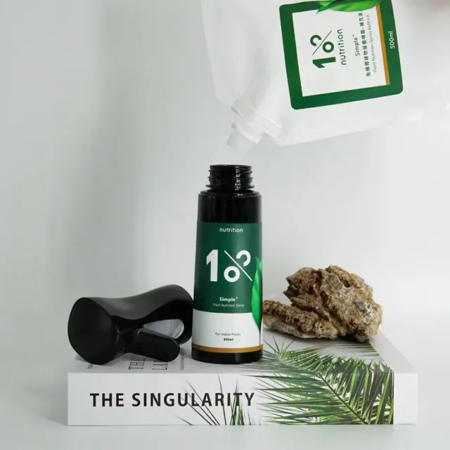 【1%植物關鍵】1%植物保養噴霧補充液500ml(肥料營養劑 觀葉多肉 養葉施肥 室內居家種植照護組 葉面保養)