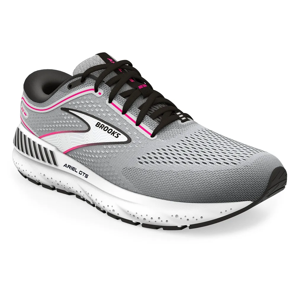 【BROOKS】女鞋 慢跑鞋 避震緩衝象限 ARIEL GTS 23 瞪羚系列2023版 超寬楦(1203902E078)