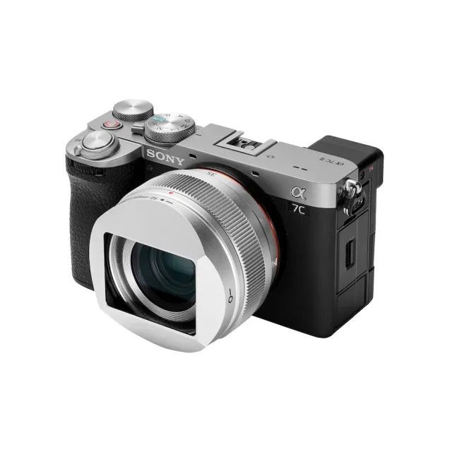 【SG-image】深光 AF 35mm F2.2 銀色 含金屬遮光罩 自動定焦鏡頭 餅乾鏡 全片幅 公司貨