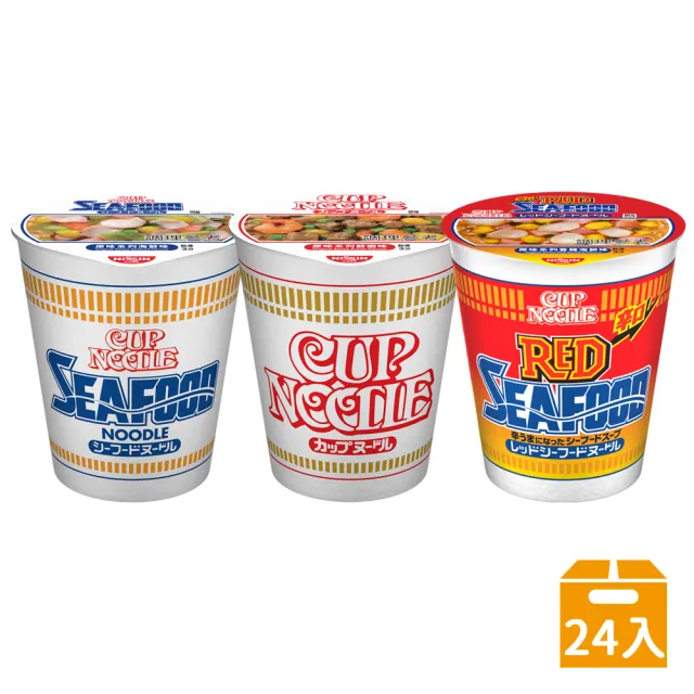【NISSIN 日清】合味道原味系列杯麵 口味任選(海鮮/鮮蝦/香辣 70g-71gx24杯/箱) 雙11限定