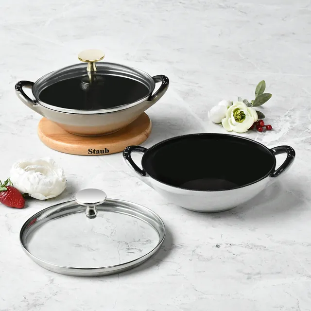 【STAUB】迷你煲琺瑯鑄鐵鍋16cm-顏色任選(德國雙人牌集團官方直營)