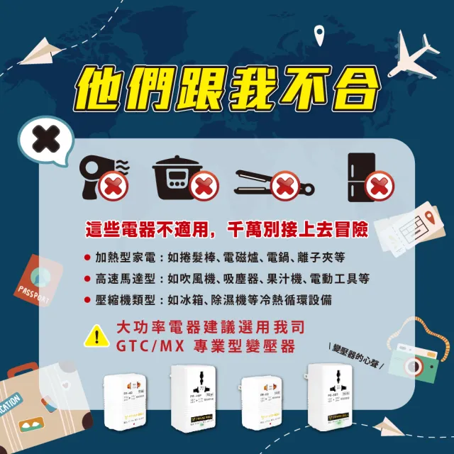 【Dr.AV 聖岡科技】110V轉220V 數位電壓變壓器PB-58T