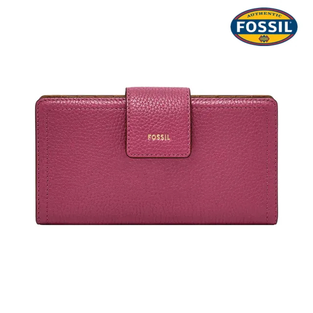【FOSSIL】Logan 真皮拉鍊RFID防盜中長夾 (多色可選)