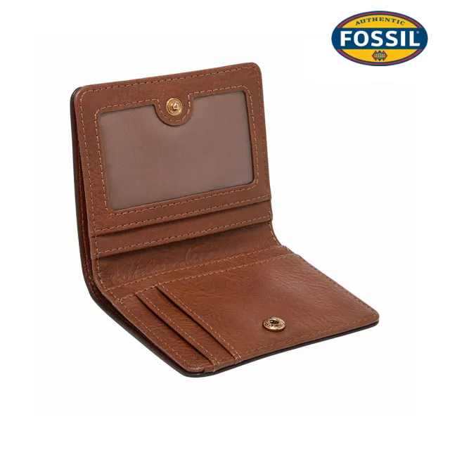 【FOSSIL】Logan 真皮RFID防盜短夾 (多色可選)