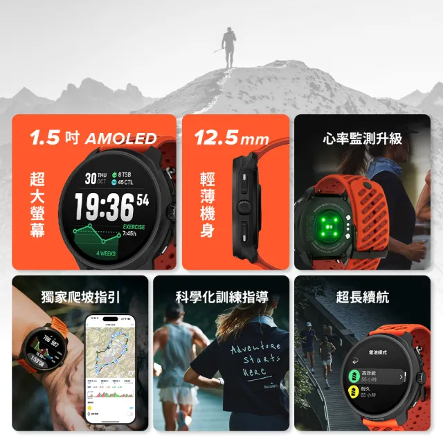 【SUUNTO】Race 2 全方位鐵人智慧運動手錶 不鏽鋼