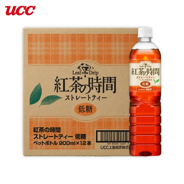 【UCC】紅茶の時間 低糖900ml x12入(茶香濃郁不苦澀 日本原裝進口)