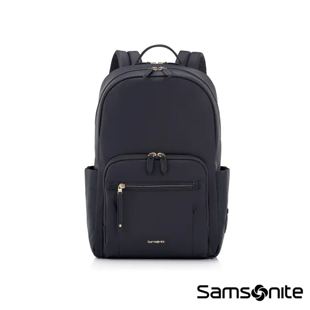 【Samsonite 新秀麗】AUDRINA 時尚商務多功能輕量筆電後背包/女包/雙肩包/電腦包15.6吋(多色可選)
