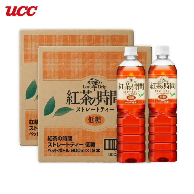 【UCC】紅茶の時間 低糖900ml x24入(茶香濃郁不苦澀 日本原裝進口)