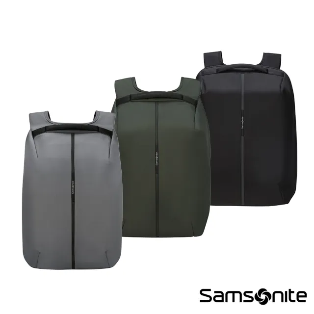 【Samsonite 新秀麗】SECURIPAK 2.0 再生環保時尚輕量筆電後背包/雙肩包/電腦包15.6吋(多色可選)