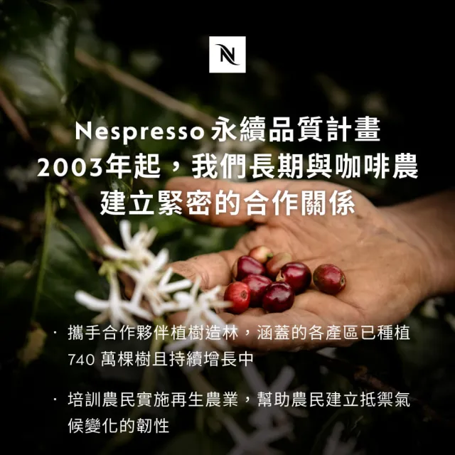 【Nespresso】Original經典暢銷100顆咖啡膠囊(10條/盒;僅適用於Nespresso Original系列膠囊咖啡機)