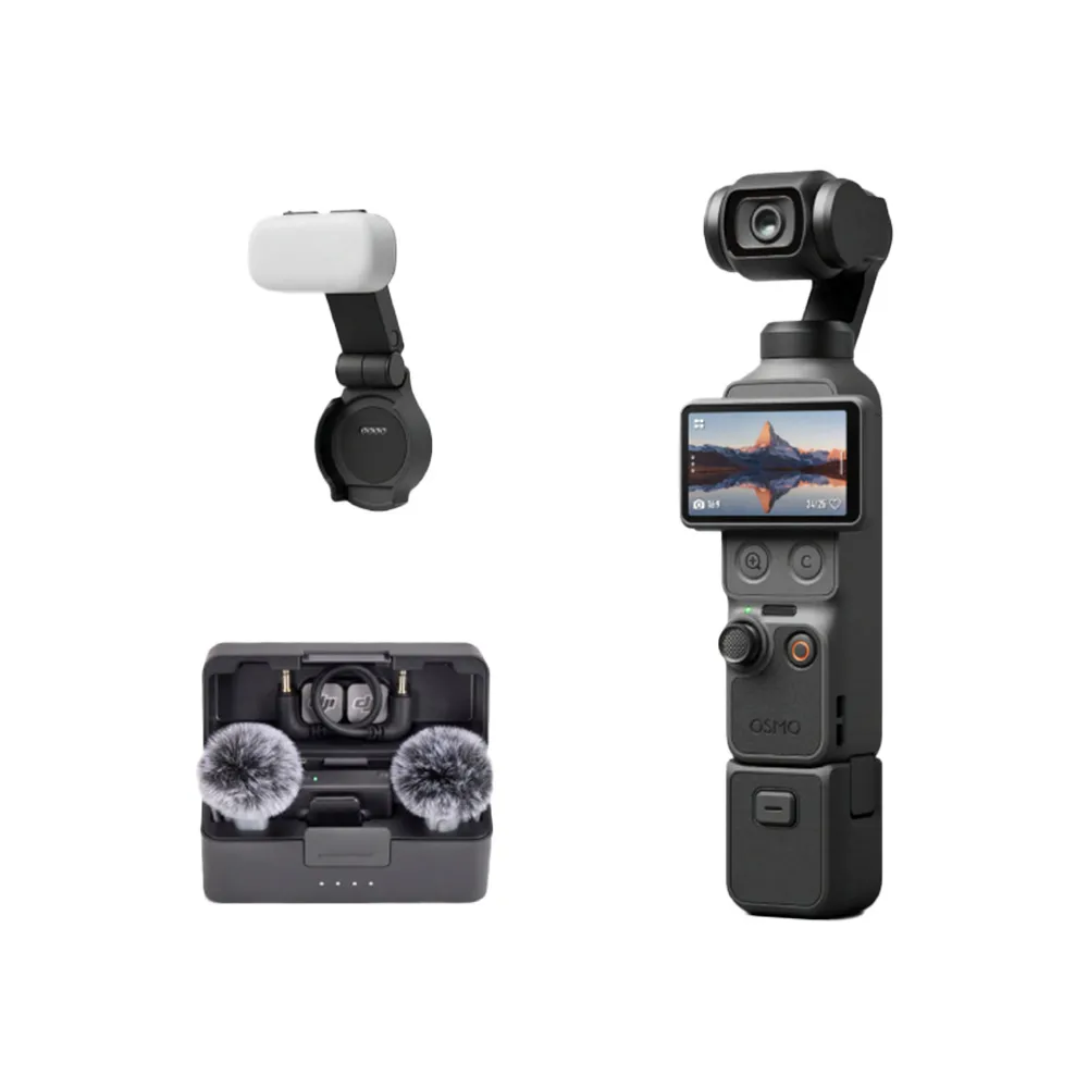 【DJI】Osmo Pocket 4 VLOG套裝 手持口袋攝影機/相機 ｜旗艦高畫質｜多款底片濾鏡