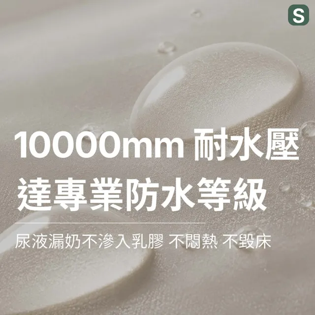 【森好眠】醫療級雙人5cm乳膠床墊5x6.2尺防水防螨(薄床墊可摺疊折疊 Sonmil森好眠)