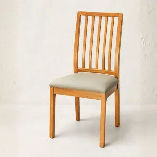 【Mahogany 瑪荷尼家具】免組裝 43X51X92 晨光餐椅MYR-C 全原木桃花心木 餐椅 M1-DR30B#Inova