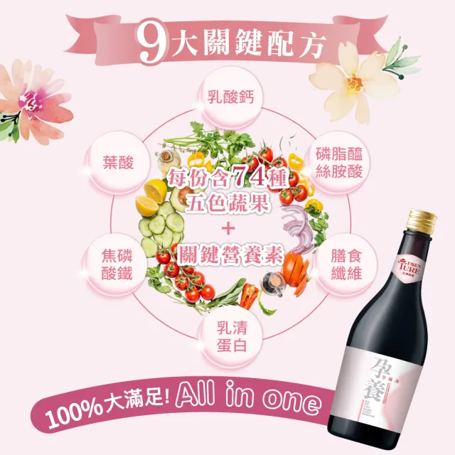 【大漢酵素】孕養孕補液(600mlx1瓶 孕期呵護 莓果風味 補給 孕補 酵素 原廠出貨)