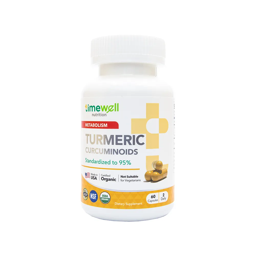 【timewell 時光安好】薑黃帝膠囊 95%純薑黃素(1入/60顆)