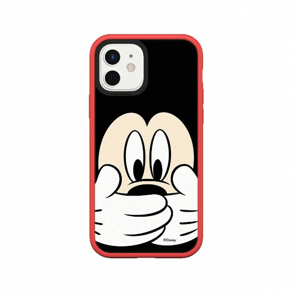 【RHINOSHIELD 犀牛盾】iPhone 12 mini/12 Pro/Max Mod NX邊框背蓋手機殼/米奇系列-米奇摀嘴(迪士尼)
