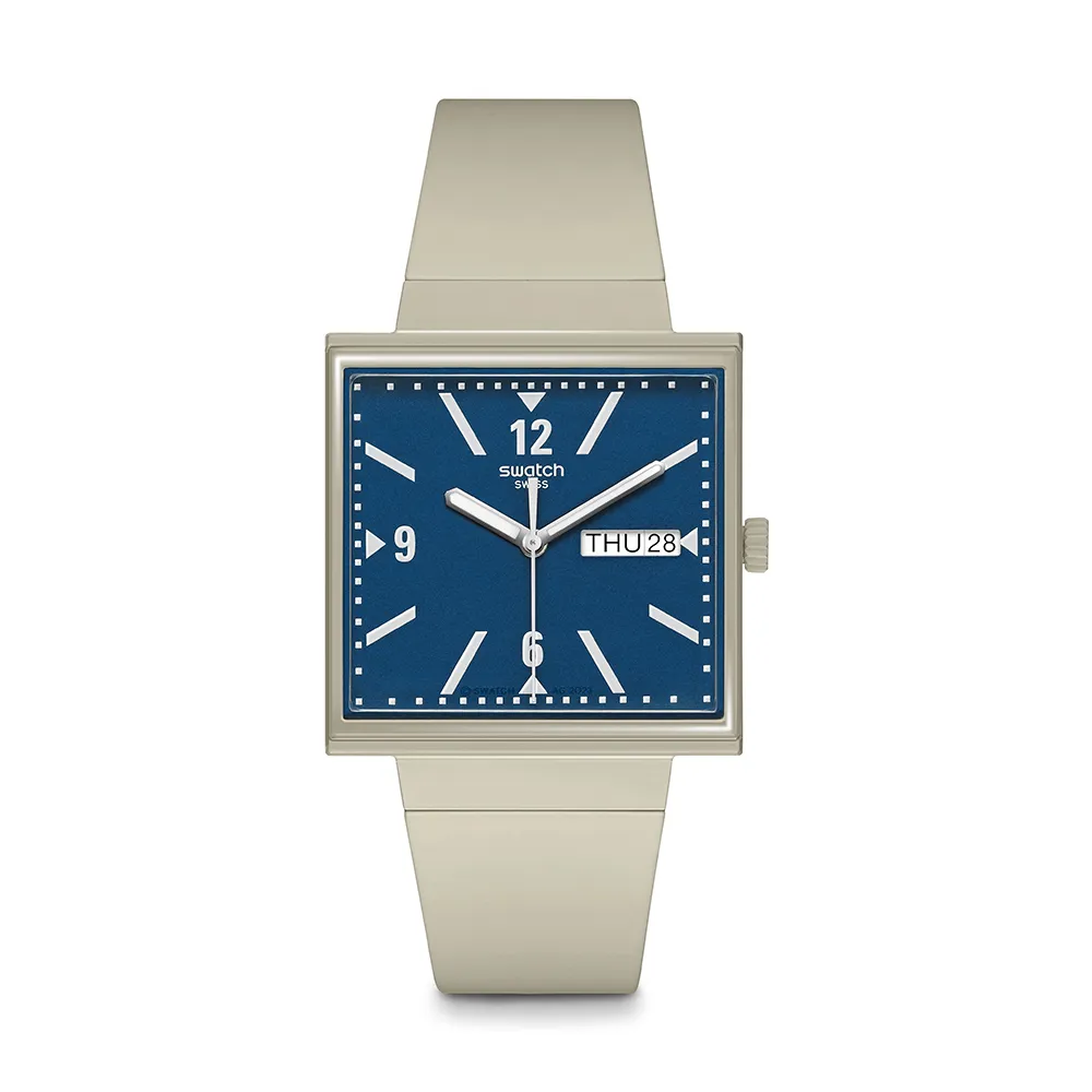 【SWATCH】WHAT IF BEIGE? 經典手錶/女錶/瑞士製造 SO34T700-S14 (33mm)