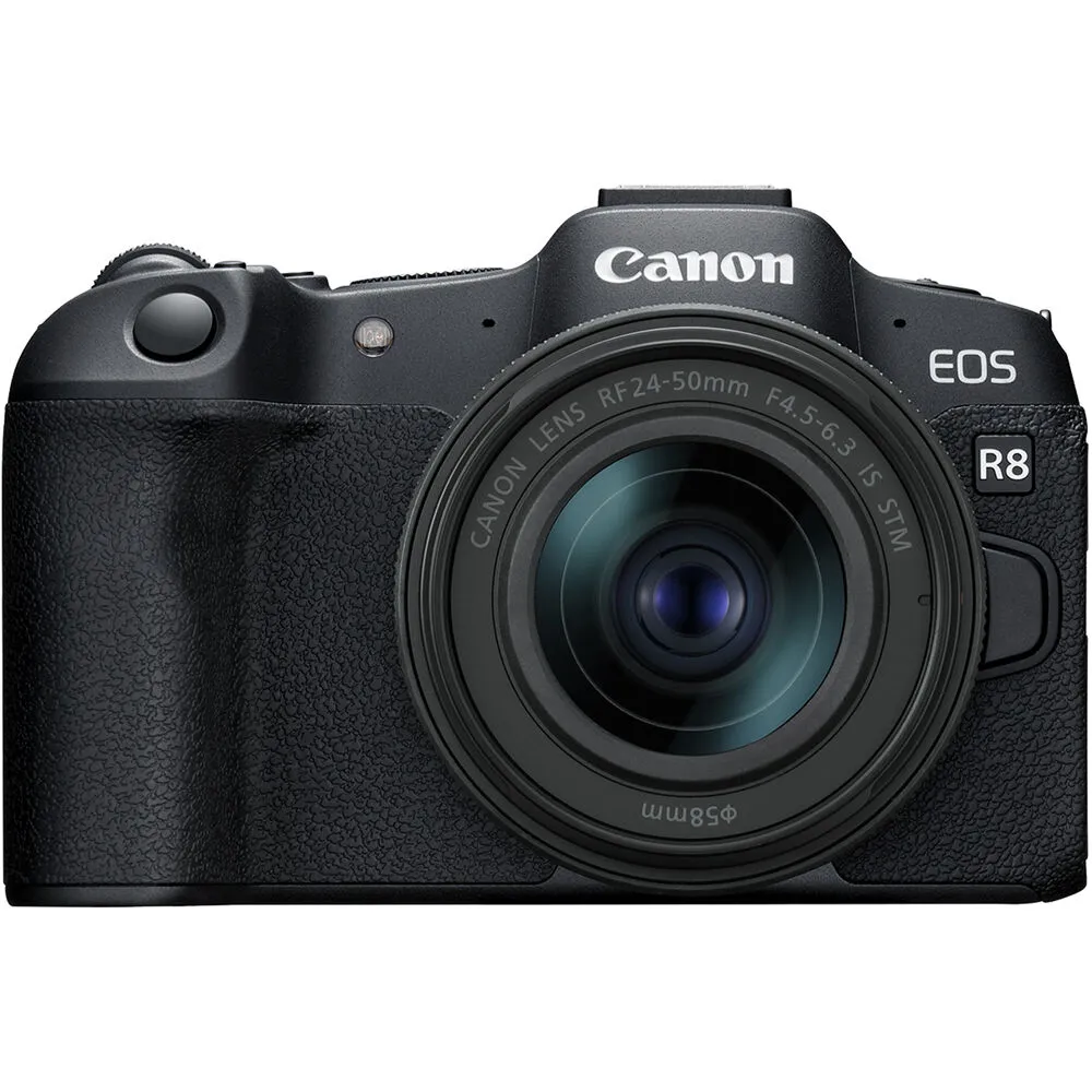 【Canon】EOS R8 KIT 附 RF 24-50mm F4.5-6.3 IS STM 單鏡組 (公司貨) 全片幅無反微單眼相機