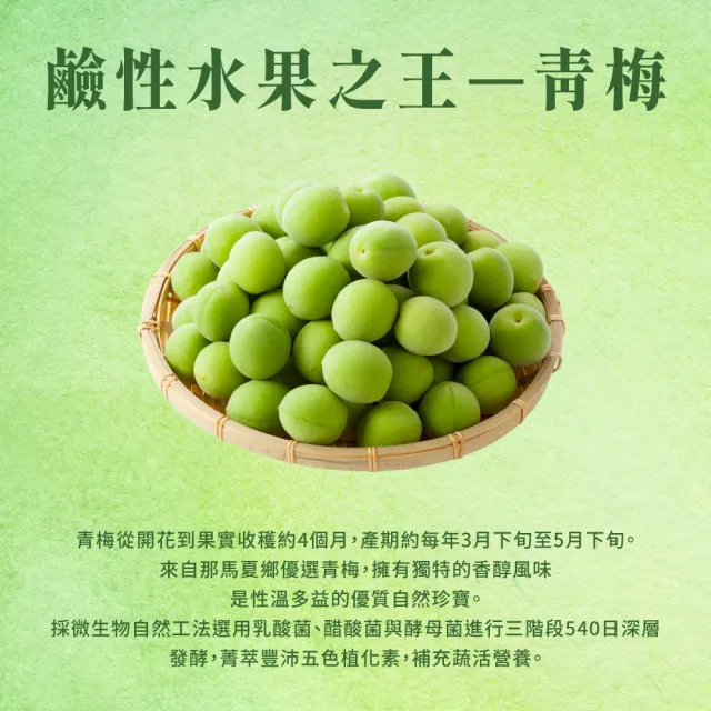 【ESSENTURE 大漢酵素】森梅輕酵飲(500mL*3瓶組)-順暢 代謝 森梅 酵素 全素(原廠出貨)