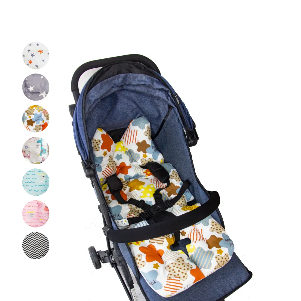 【OhBabyLuxury】透氣兩用款推車坐墊(推車配件/推車坐墊/提籃/嬰兒車/推車透氣墊/厚款坐墊)