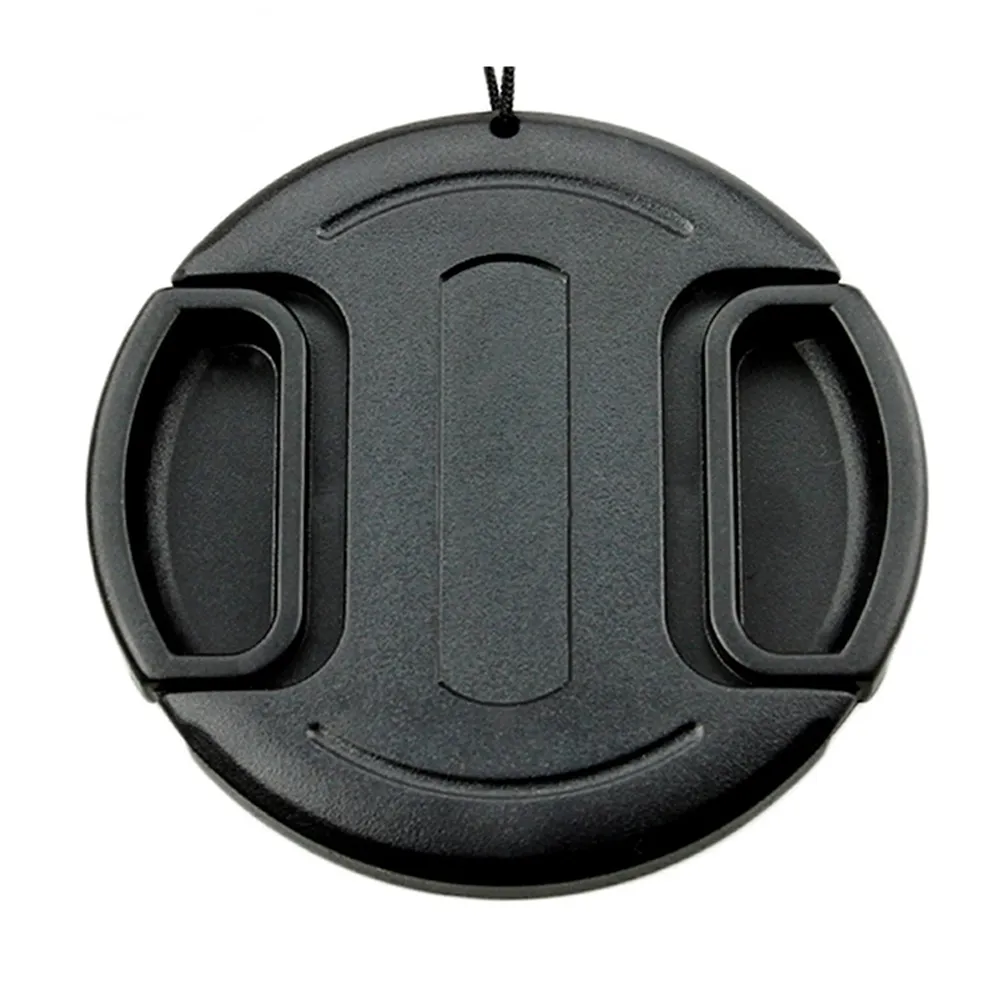 【JJC】無字中捏快扣52mm鏡頭蓋LC-52(B款附孔繩52mm鏡頭保護蓋lens cap)