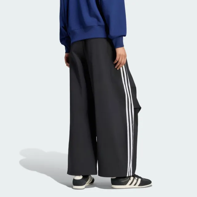 【adidas 愛迪達】長褲 女 休閒褲 寬褲 涼感 亞規 DCE WV PAR PNT 黑 KZ4195(L5234)