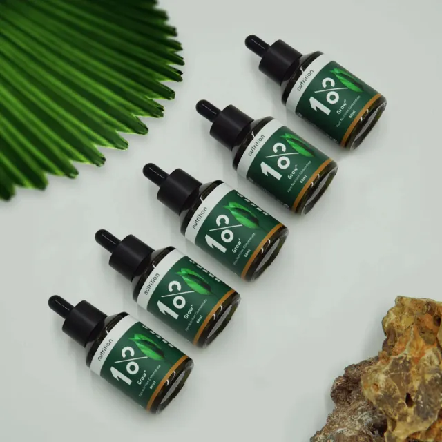 【1%植物關鍵】1%植物營養精華60ml*5(觀葉植物肥料 室內盆栽液肥 多肉植物養分 居家植栽營養劑 營養液)
