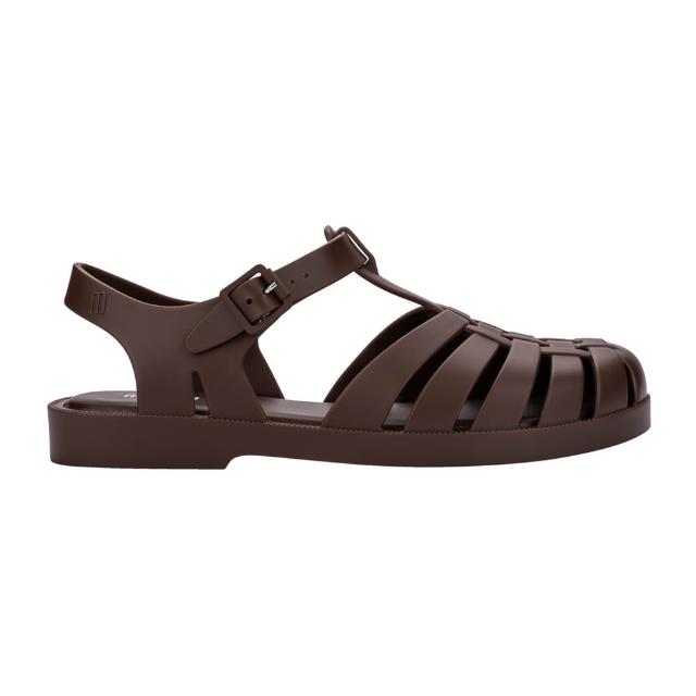 【Melissa】前包羅馬T字涼鞋(棕色)