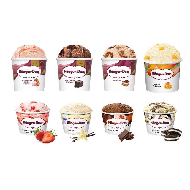 【Haagen-Dazs 哈根達斯】momo獨家★迷你杯24入組(新口味上市 甜點饗宴) (中秋 中元 禮物 父親節)