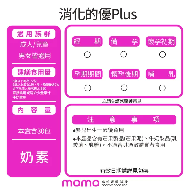 【ESSENTURE 大漢酵素】消化的優Plus2入組(30包/盒)-消化 順暢 酵素 全素(原廠出貨)