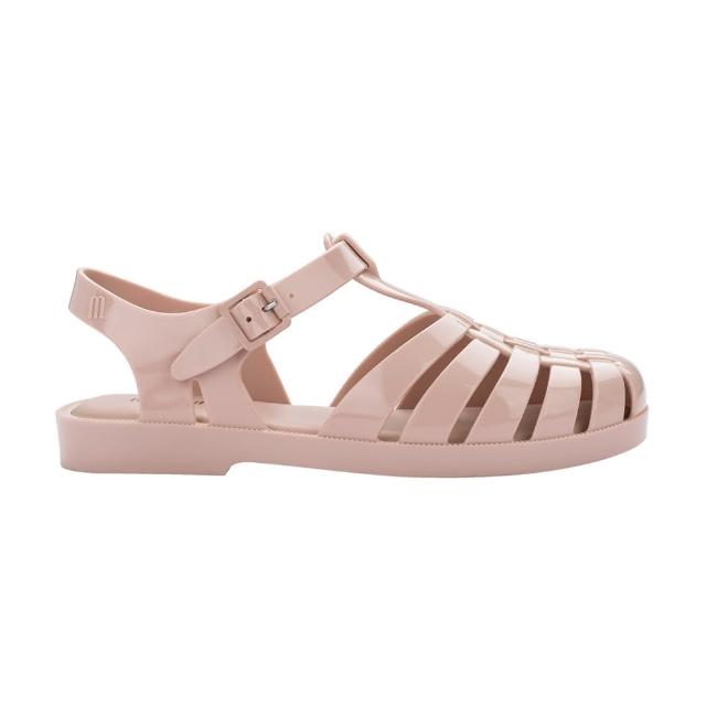【Melissa】前包羅馬T字涼鞋(藕粉色)