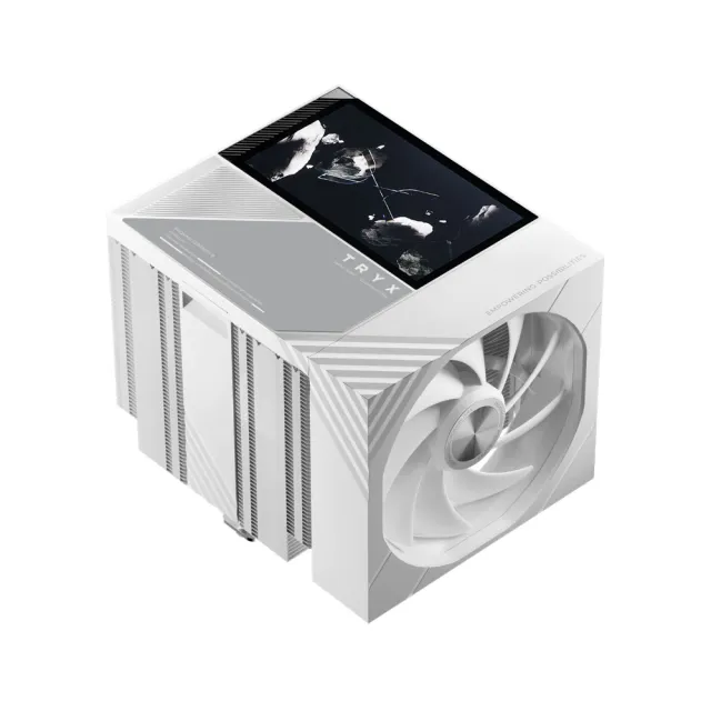 【TRYX】TURRIS 5 吋 IPS LCD螢幕 雙塔雙扇塔式散熱器 TDP:280W(靜音塔扇/2核CPU/滑軌快拆風扇）