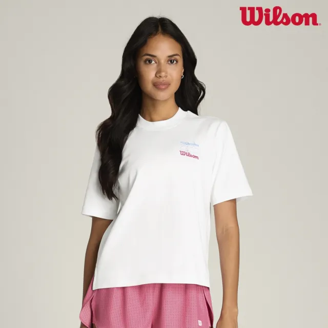 【WILSON】Modern Tee Bright White 女款 服飾 短袖T恤 白色 WE00038W001002