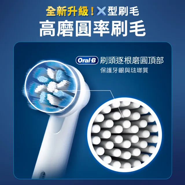 【Oral-B 歐樂B】電動牙刷 EB50-8 深層清潔X型刷頭 官方正貨